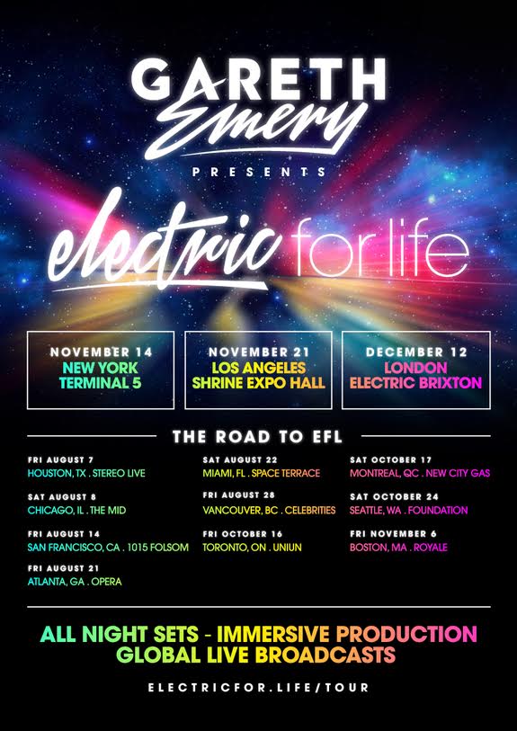 Gareth Emery Adds 13 Dates To His Electric For Life Tour