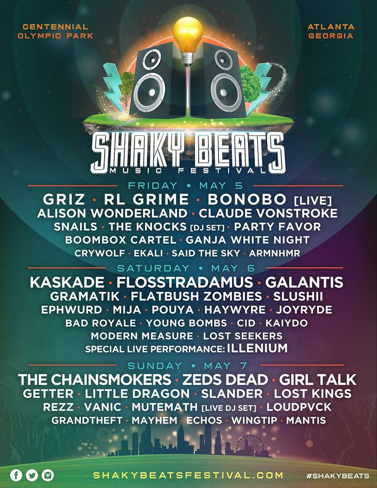 Shaky Beats Festival Announces Lineup By Day & Single Day Tickets Sales