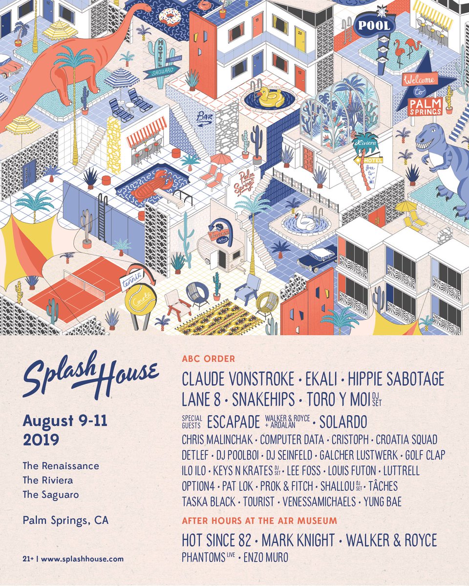 Splash House Reveals Stacked Lineup for August Weekend