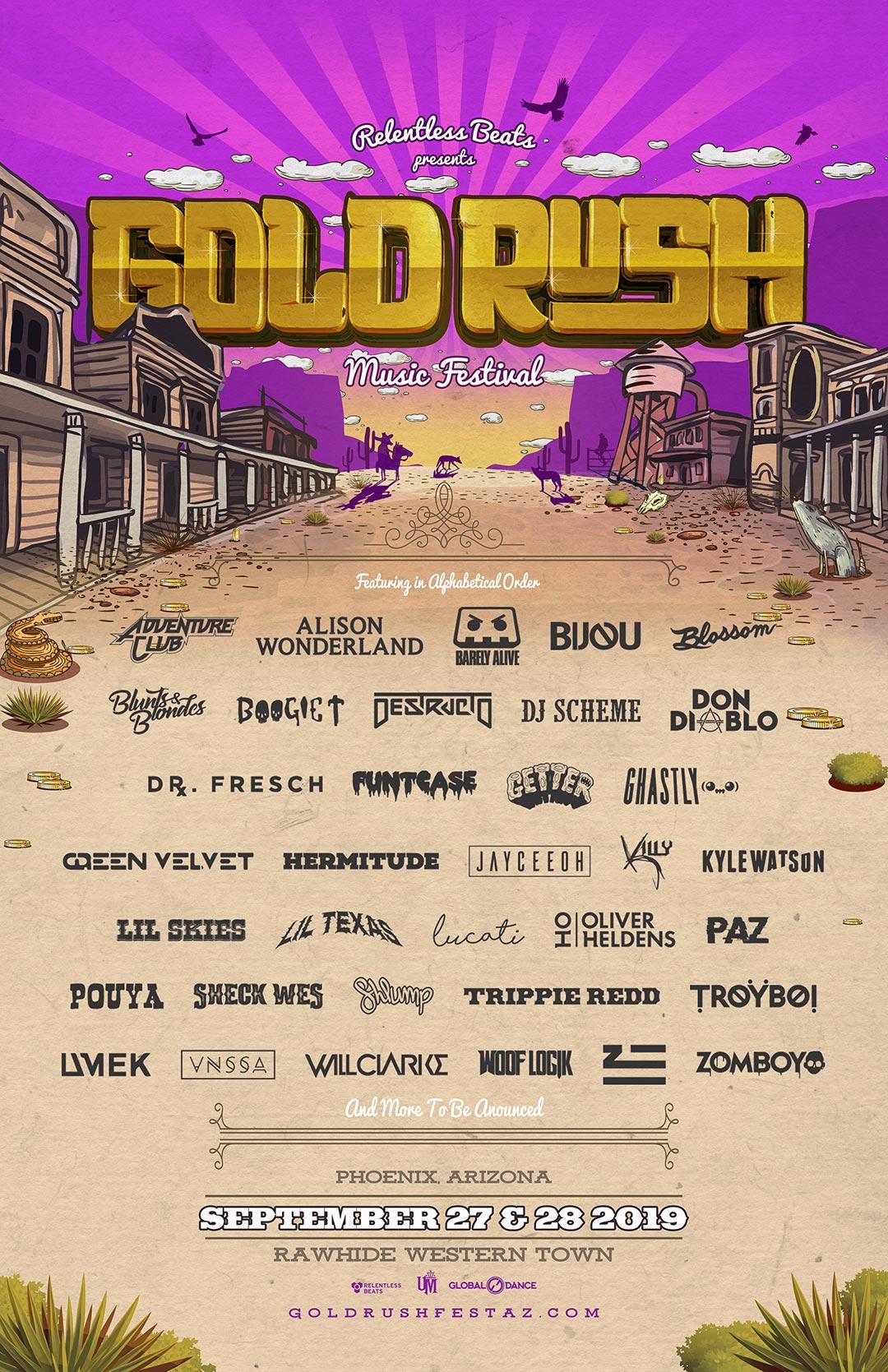 Goldrush Announces Phase Two Lineup as the Event Inches Closer