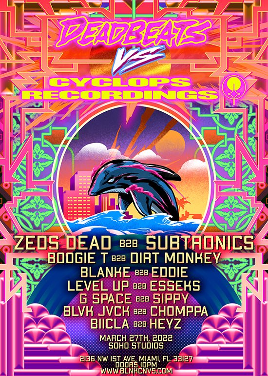 Deadbeats & Cyclops Recordings Drop Full Lineup For Miami Showcase