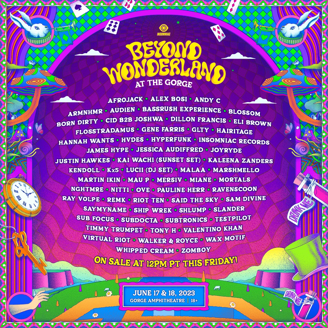 Beyond Wonderland at The Announces 2023 Lineup